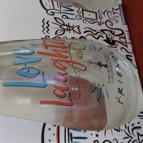 F•R•I•E•N•D•S Stemless Wine Glass Set - Picture 6 of 7